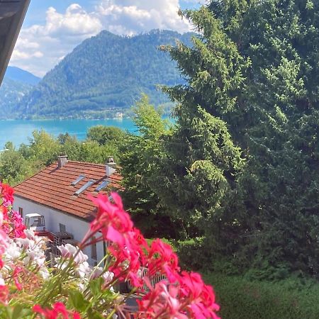 Ferienwohnung Mit Seeblick, Unterach Am Attersse Unterach am Attersee Exteriér fotografie
