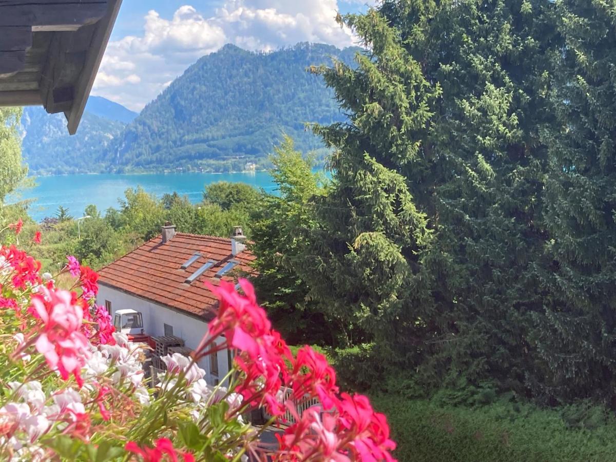 Ferienwohnung Mit Seeblick, Unterach Am Attersse Unterach am Attersee Exteriér fotografie